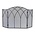 16650 Gothic 3-Panel Fireplace Screen