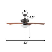 16861 Harbor Breeze indoor/outdoor ceiling fan