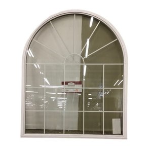 16956 Vinyl White Arched Fixed Window