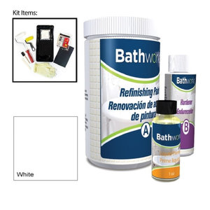 17037 Bathworks White Tub and Tile Refinishing Kit