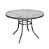 17977 Garden Elements 40" Tempered Glass Patio Table