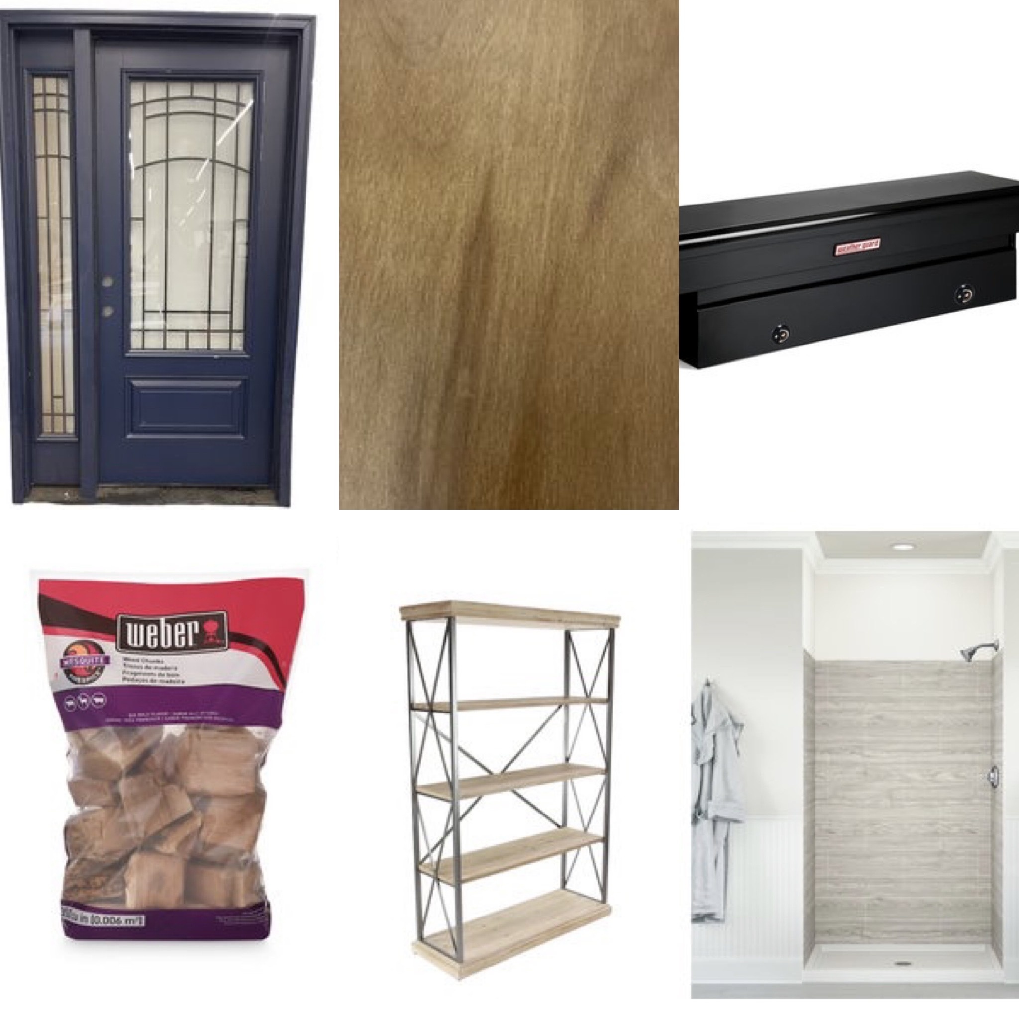 Add some navy blue to your home’s front entrance.