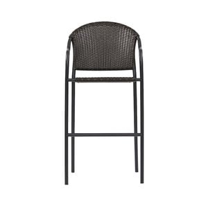 19907 Style Selections Wicker Bar Chair