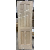 22900 Reliabuilt 6 Panel Pine Barn Door