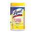 25910 Lysol Disinfectant Wipes 6-Cannisters per Box