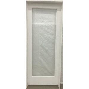 27890 Ribbed Acrylic Pre-Hung Pantry Door