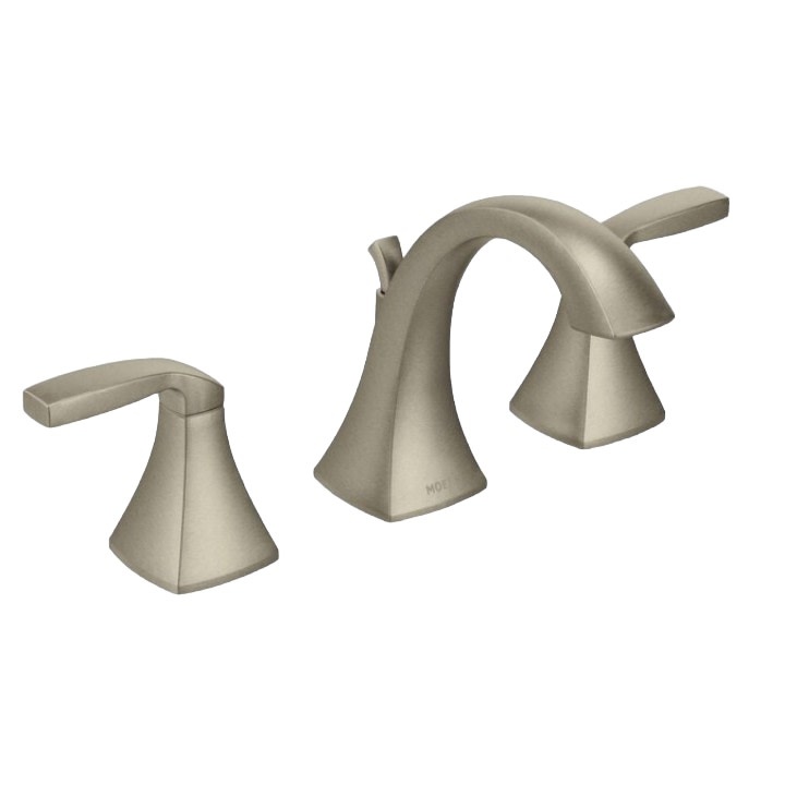 moen brushed nickel bathroom faucet