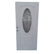 28965 2-Panel, 3/4 Lite Steel Entry Door