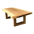 1004 Ash Wood Base Large Coffee Table