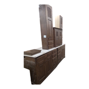 30496 Pine Wet Bar Cabinet 5pc Set