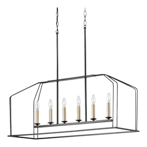 31926 Progress Frisco 6 Light Chandelier