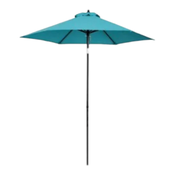 31996 Four Seasons Courtyard 7' Teal Umbrella