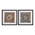 32141 Allen + Roth 2 Piece Frayed Linen Wall Art