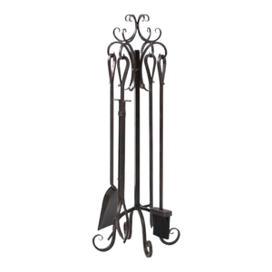32667 Open Hearth 5 pc Fireplace Tool Set