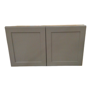 33005 Grey Upper Shaker Cabinet