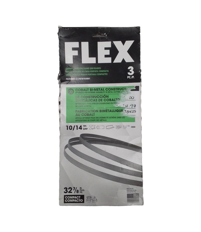 33230 Flex Compact Band Saw Blades 3pc
