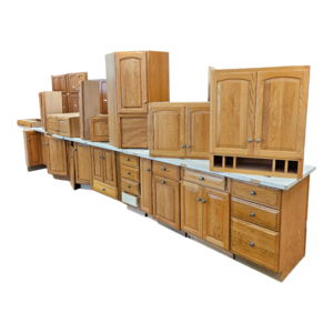 33788 18pc Light Oak Cabinet Set