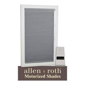 33981 Allen + Roth Motorized Cellular Shade 2 pack 29"W