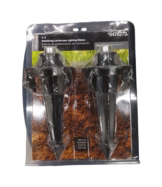 34039 Portfolio Landscaping Lighting Stakes 2 pack
