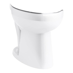 34406 KOHLER Highcliff Ultra White Elongated Chair Height Commercial Toilet Bowl 11-inches Rough-in
