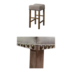 34490 Antique Counter Height Stool 23"H