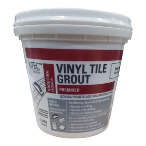 34526 TEC Vinyl Tile Grout Premixed 1 Quart