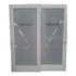 34518 White Pantry Bypass Sliding Doors 36"W