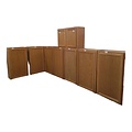 34532 8 Piece Oak Upper Cabinet Set