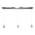 35143 Portfolio 3-Light Mini Pendant Fitter