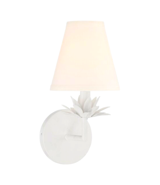 35181 Meridian Lite White Vintage Led Wall Sconce