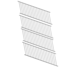 35941  Fortress Black Steel Adjustable Railing Stair Panel 4-pk