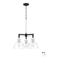 35945 Quoizel 3-Light Chandelier