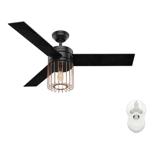 36124 Hunter Cage Ceiling Fan with Light and Remote