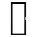 36127 Pella Black Aluminum Storm Door