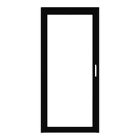 36127 Pella Black Aluminum Storm Door