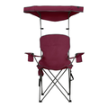 36355 Quick Shade Burgundy Folding Camping Chair