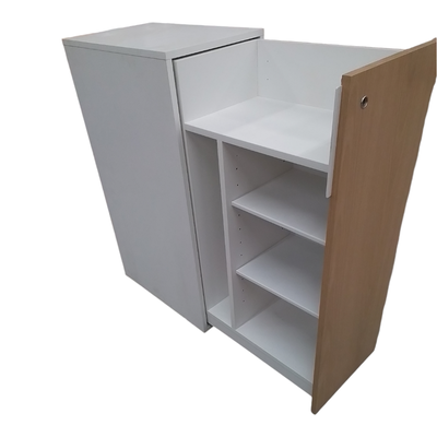 36357 White Laminate Storage Cabinet