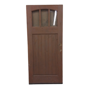 36469 Top View Exterior Slab Door 35 3/4"W