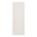 36685 Primed 1-Panel Shaker Slab Door 30"W