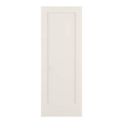 36685 Primed 1-Panel Shaker Slab Door 30"W