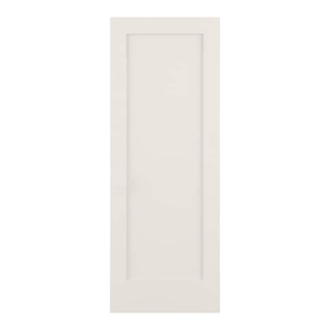 36685 Primed 1-Panel Shaker Slab Door 30"W