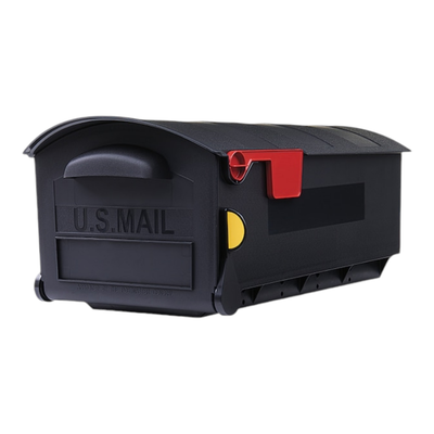 36702 Large Plastic Post Mount Mailbox