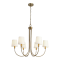 36806 ZEVNI Mushlee 6 Light Chandelier