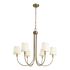 36806 ZEVNI Mushlee 6 Light Chandelier