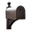 36905 Gibraltar Post Mount Large Metal Mailbox