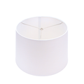 36915 Allen+Roth Large White Drum Lamp Shade