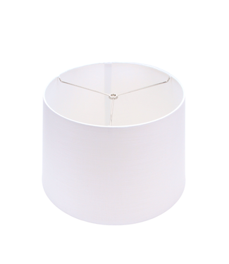 36915 Allen+Roth Large White Drum Lamp Shade
