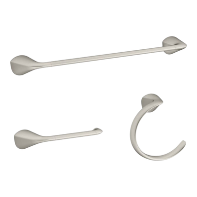 36945 Kohler Brushed Nickel Bathroom Hardware Set