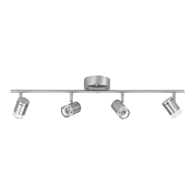 36984 Allen+Roth 4-Light Brushed Nickel Track Bar Lights