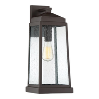 37052 Quoizel Bronze Outdoor Wall Lantern Light